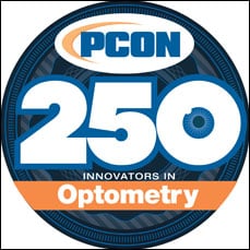 PCON top 250 Optometrists logo